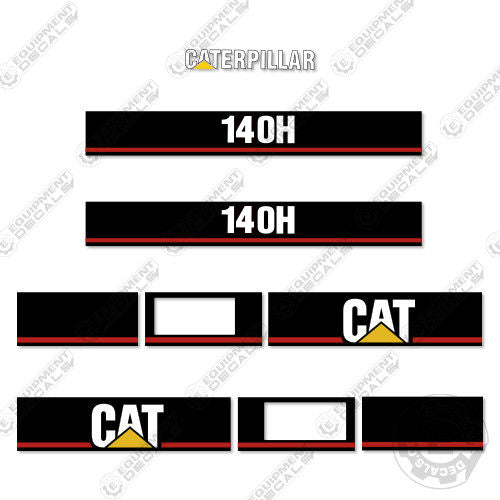 Fits Caterpillar 140H Decal Kit Motor Grader Scraper 120h, 140, 140-h