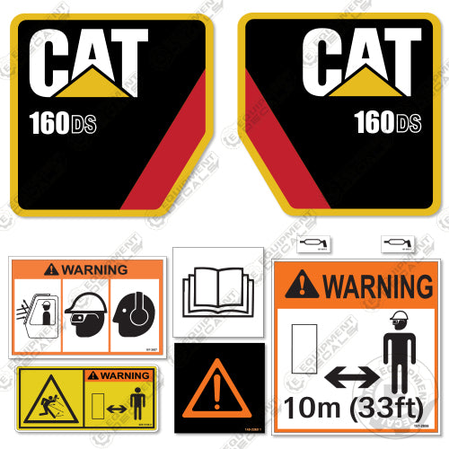 Fits Caterpillar 160DS Decal Kit Hammer 160, 160d, 160ds, hammer, jack