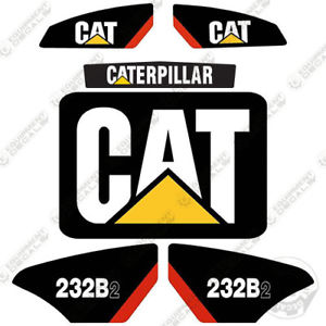 Fits Caterpillar 232 B2 Decal Kit decal kit