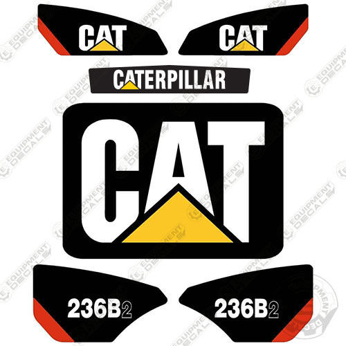 Fits Caterpillar 236B2 Decal Kit 236, 236-b, 236b, 236b-2, 236b2, b2, decal kit