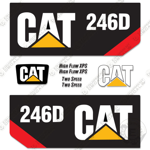 Fits Caterpillar 246D Decal Kit 246, 246 d, 246d, decal kit