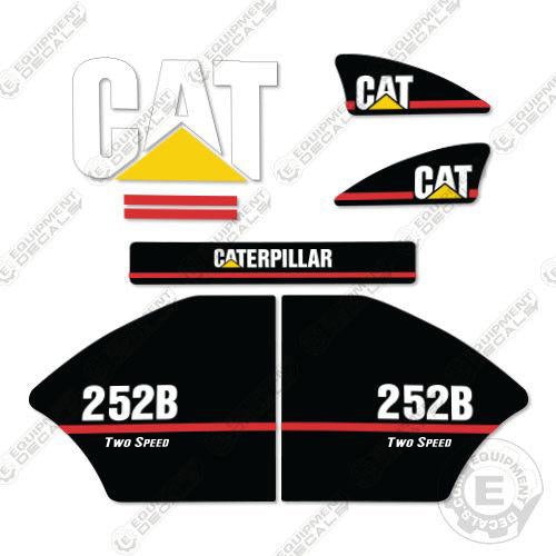 Fits Caterpillar 252B (2 Speed) Decal Kit decal kit