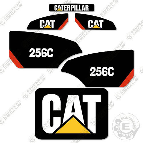 Fits Caterpillar 256C Decal Kit Skid Steer decal kit