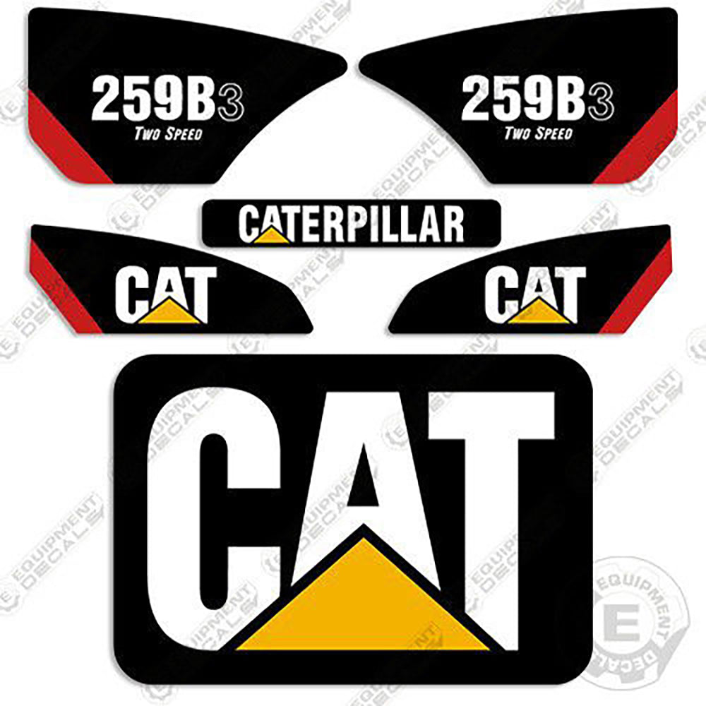 Fits Caterpillar 259B3 2 Speed Decal Kit Skid Steer Equipment Decals decal kit