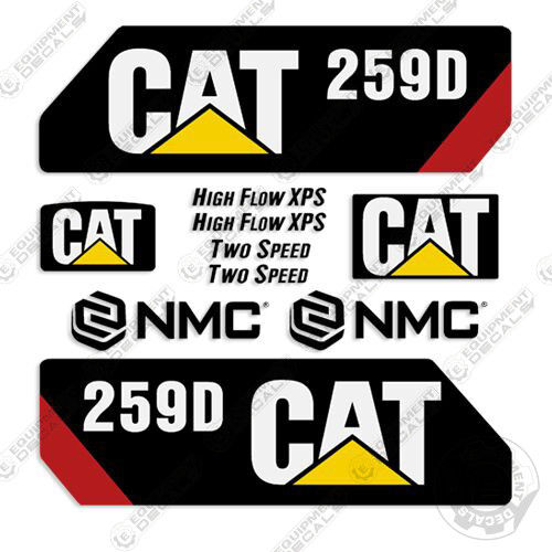 Fits Caterpillar 259D Decal Kit Skid Steer decal kit