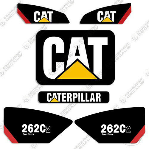 Fits Caterpillar 262C2 2 Speed Skid Steer Decal Kit decal kit