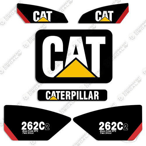 Fits Caterpillar 262C2 High Flow XPS 2 Speed Skid Steer Decal Kit decal kit