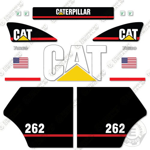 Fits Caterpillar 262 Decal Kit Equipment Decals decal kit