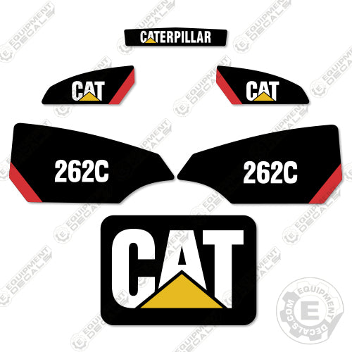 Fits Caterpillar 262C Decal Kit Skid Steer 262, 262c, decal kit