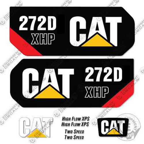 Fits Caterpillar 272D XHP Skid Steer Decal Kit 272, 272d, 272dxhp, decal kit