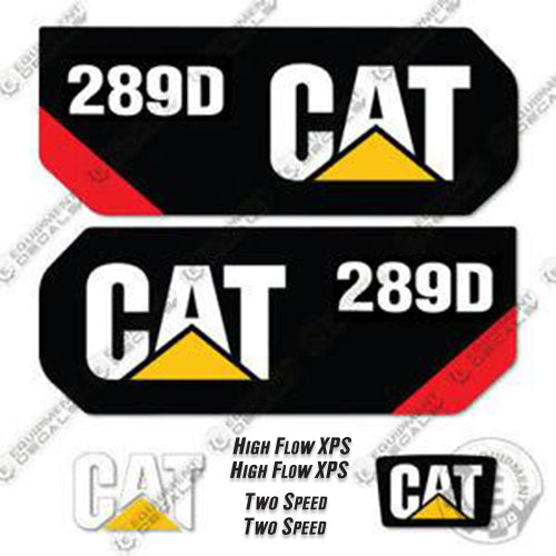 Fits Caterpillar 289D 2014+ Skid Steer Decal Kit decal kit