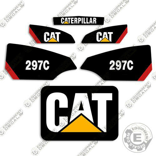 Fits Caterpillar 297C Skid Steer Decal Kit 297, 297c, decal kit