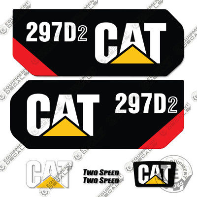 Fits Caterpillar 297D2 Skid Steer Decal Kit decal kit