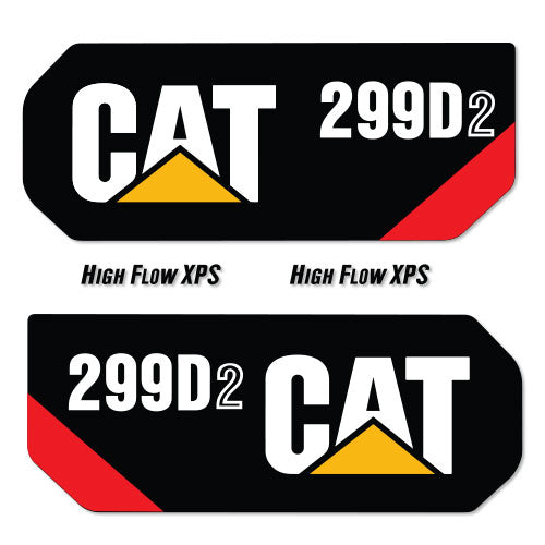 Fits Caterpillar 299D2 Side Decals 299, 299 d2, 299d, 299d2, decal kit