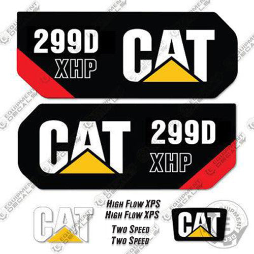 Fits Caterpillar 299D XHP Skid Steer Decal Kit 299, 299d, 299dxhp, decal kit