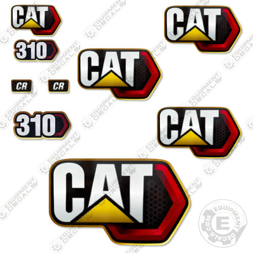 Fits Caterpillar 310 CR Next Gen Decal Kit Mini Excavator 310, decal kit, next, next gen, next generation