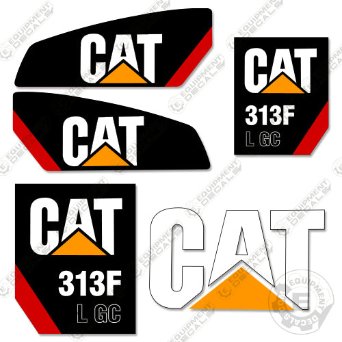 Fits Caterpillar 313FLGC Decal Kit Hydraulic Excavator 313, 313f, 313fl, decal kit