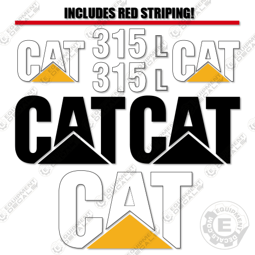 Fits Caterpillar 315 L Decal Kit Excavator decal kit