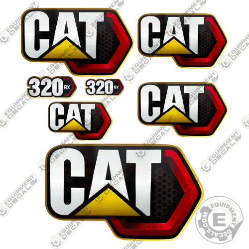 Fits Caterpillar 320GX Decal Kit Excavator 320gx, decal kit, 320