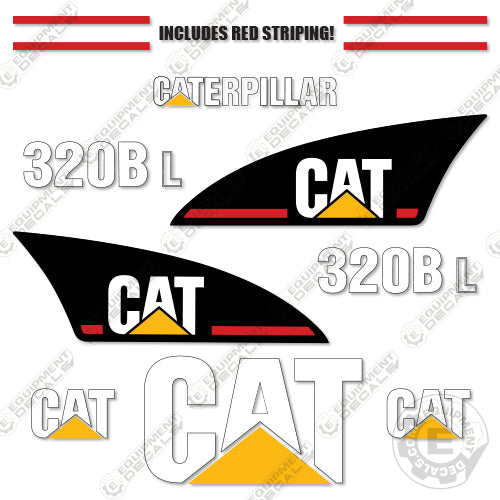 Fits Caterpillar 320 BL Decal Kit Excavator 320, 320b, decal kit