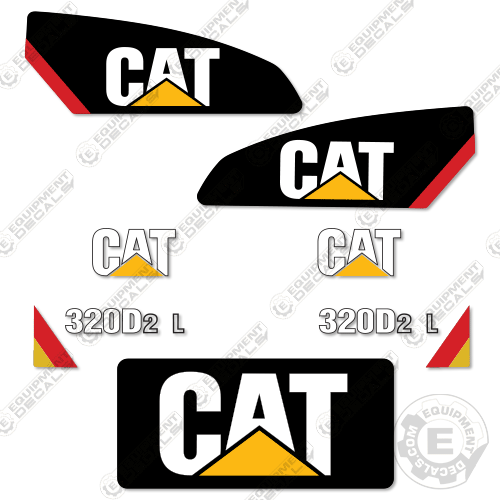 Fits Caterpillar 320D2 L Decal Kit Excavator 320d2l, decal kit