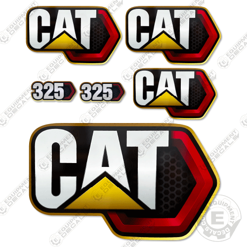 Fits Caterpillar 325 Decal Kit Excavator 325, decal kit