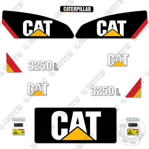 Fits Caterpillar 325DL Decal Kit Excavator 325, 325d, 325dl, decal kit