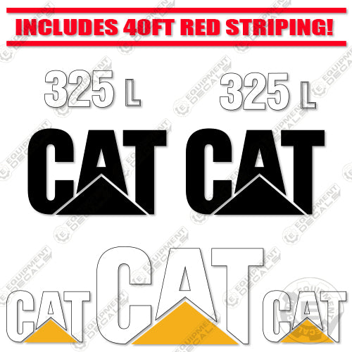 Fits Caterpillar 325L Decal Kit Excavator 325, 325l, decal kit