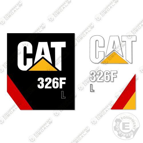 Fits Caterpillar 326F L Decal Kit Excavator (Partial Kit) 326, 326f l, 326fl, decal kit