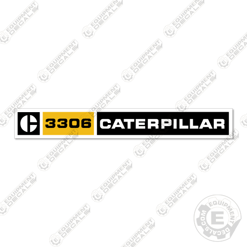 Fits Caterpillar 3306 Decal Kit Engine decal kit