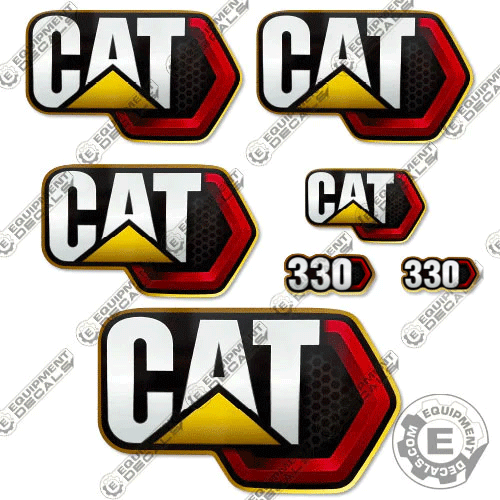 Fits Caterpillar 330 Decal Kit Next-Gen Excavator decal kit, gen, generation, next, next gen