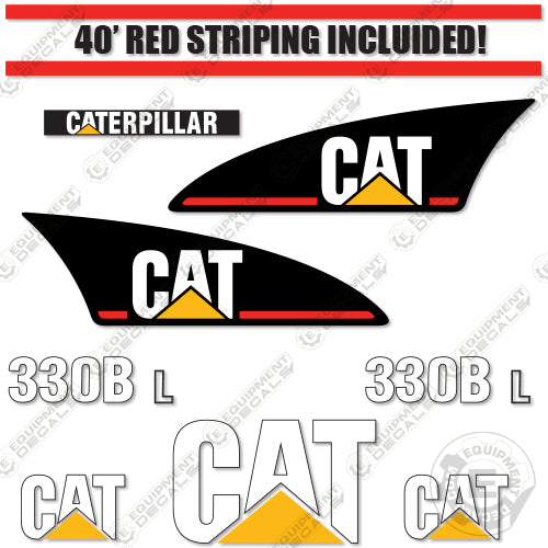 Fits Caterpillar 330BL Decal Kit Excavator 330, 330b, 330b l, 330bl, decal kit