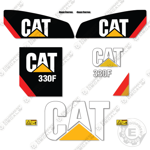 Fits Caterpillar 330F Decal Kit Excavator 330, 330f, decal kit