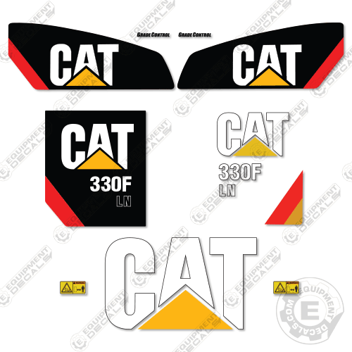 Fits Caterpillar 330FLN Decal Kit Excavator 330, 330f, decal kit