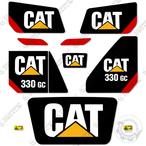 Fits Caterpillar 330GC Decal Kit Hydraulic Excavator 330, 330gc, decal kit, gc