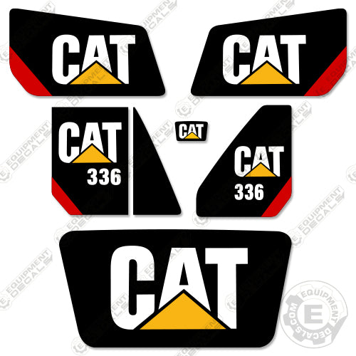 Fits Caterpillar 336 Decal Kit Hydraulic Excavator 336, decal kit