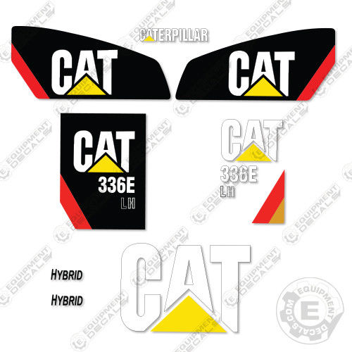 Fits Caterpillar 336ELH Decals Hydraulic Excavator decal kit