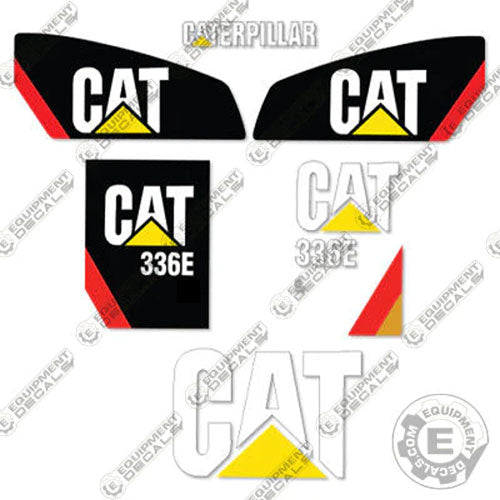 Fits Caterpillar 336E Decals Hydraulic Excavator 336, 336e, decal kit