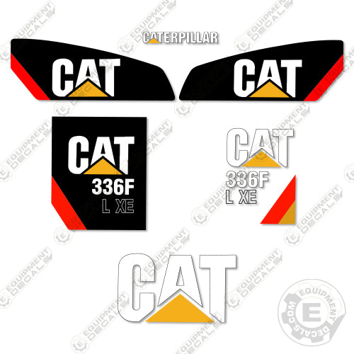 Fits Caterpillar 336 FL XE Hydraulic Excavator Decal Kit 336, 336f, 336fl, decal kit