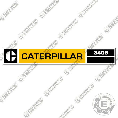 Fits Caterpillar 3406 Decal Kit Diesel Engine 3406, 400, decal kit