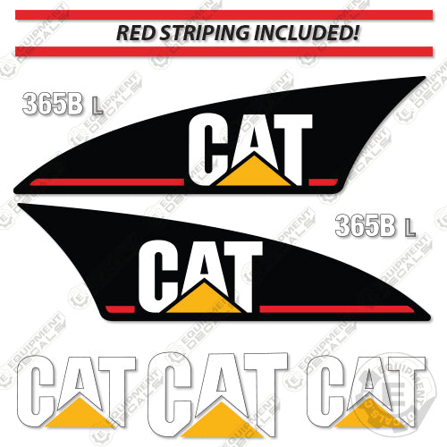 Fits Caterpillar 365B L Decal Kit Excavator 365, decal kit