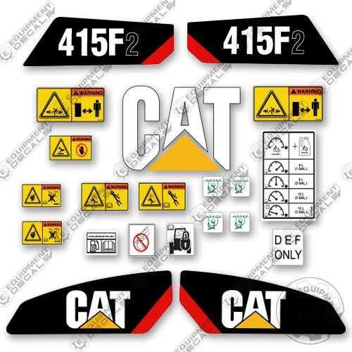 Fits Caterpillar 415F2 Decal Kit Backhoe Loader 415, 415f, 415f2, decal kit, f2