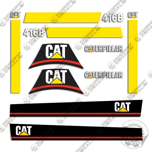 Fits Caterpillar 416B Decal Kit Backhoe (Non-Turbo 2WD Version) 416, 416-b, 416b, decal kit