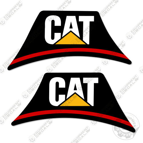 Fits Caterpillar 416C Backhoe Decals (Set of 2) decal kit