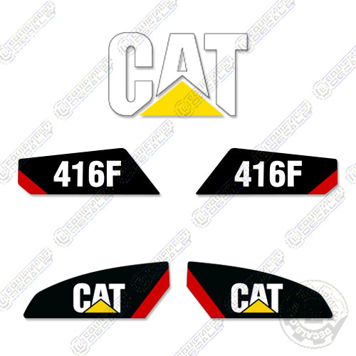 Fits Caterpillar 416F Backhoe Loader Decal Kit 416, 416 f, decal kit