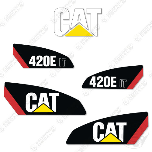 Fits Caterpillar 420 E IT 4X4 Wheel Loader Backhoe Equipment Decals decal kit