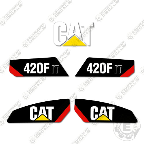 Fits Caterpillar 420F IT Backhoe Loader Decal Kit decal kit