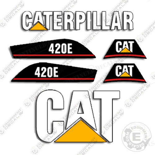 Fits Caterpillar 420 E Backhoe Equipment Decals decal kit