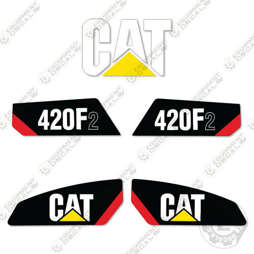 Fits Caterpillar 420F-2 Backhoe Loader Decal Kit decal kit