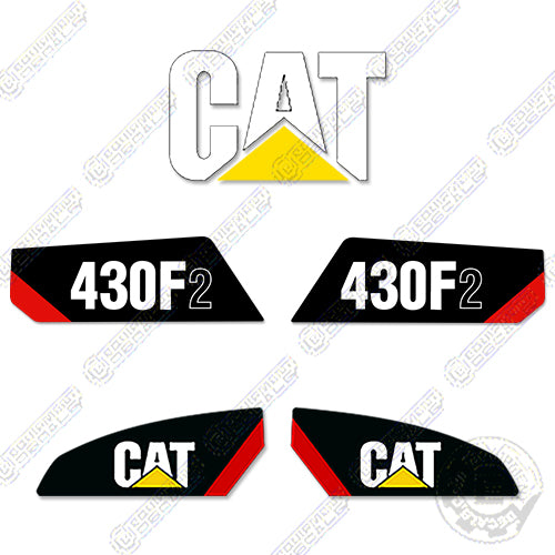 Fits Caterpillar 430F2 Backhoe Loader Decal Kit 430, 430f, 430f 2, 430f2, decal kit